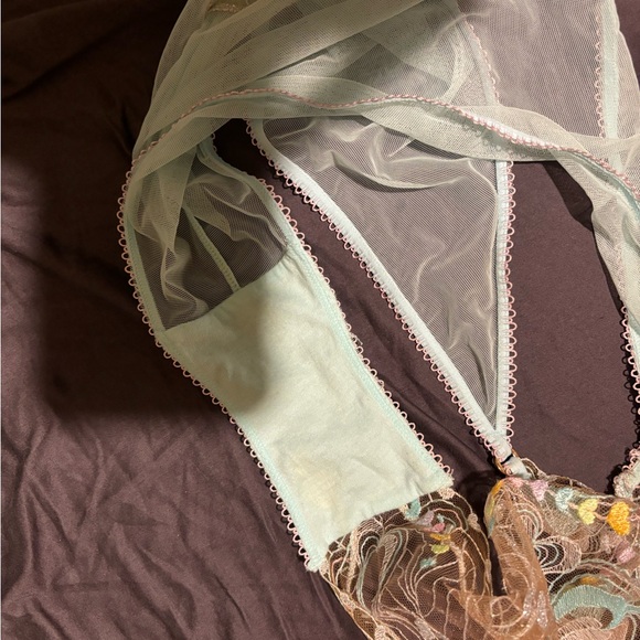 New no tag. Honey Birdette Candy Aquamarine Brief Panty Size XXL - Picture 7 of 8